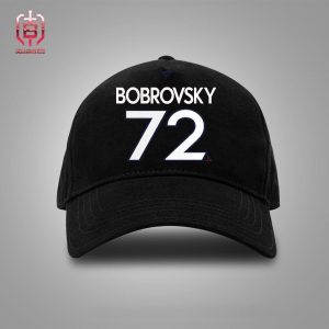 Sergei Bobrovsky Florida Panthers 2024 Stanley Cup Champions Authentic Pro Name And Number Snapback Classic Hat Cap