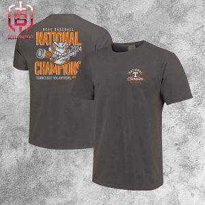 Tennessee Volunteers 2024 NCAA Men’s Baseball College World Series Champions Comfort Colors Two Sides Unisex T-Shirt