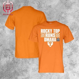 Tennessee Volunteers 2024 NCAA Men’s Baseball College World Series Champions Rocky Top Runs Omaha Unisex T-Shirt