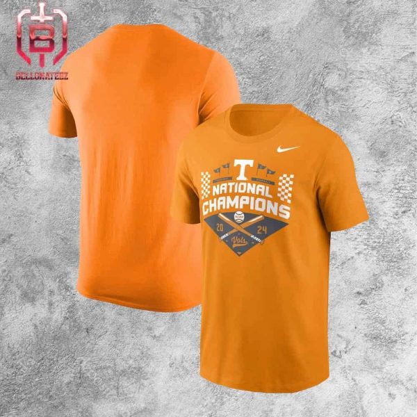 Tennessee Volunteers Nike 2024 NCAA Men’s Baseball College World Series Champions Official Logo Unisex T-Shirt