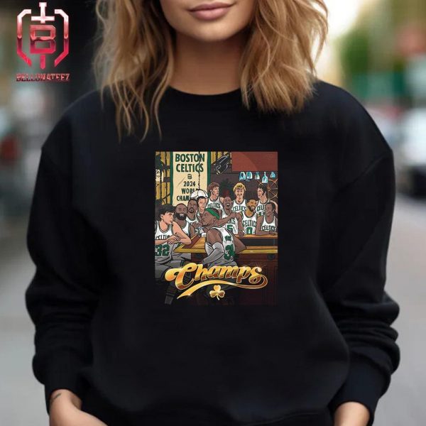 The Celtics Legends Table Just Got A Little Bigger Tatum And Brown Are The Lastest With 2024 NBA Champions Unisex T-Shirt