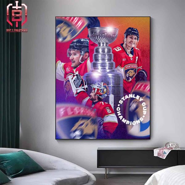 The Florida Panthers Win The Stanley Cup For The First Time In Franchise History Home Decor Poster Canvas