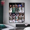 The Celtics Legends Table Just Got A Little Bigger Tatum And Brown Are The Lastest With 2024 NBA Champions Home Decor Poster Canvas