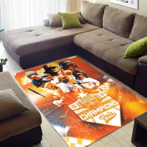The Tennessee Volunteers Are 2024 National Champions NCAA Men’s College World Series Ohama Room Floor Decor Rug Carpet