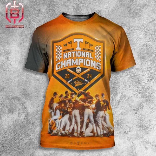 The Tennessee Volunteers Are The National Champions 2024 Men Championship World Series For The First Time In Program History All Over Print Shirt