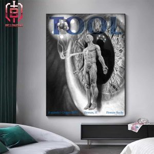 Tool Effing Tool Limited Merch Poster For Show At Firenze Rocks In Firenze IT On June 15th 2024 Home Decor Poster Canvas