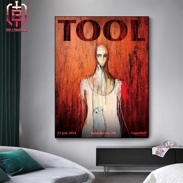Tool Effing Tool Merch Limited Poster At Copnehell In Kobenhaven DK On 22 June 2024 Home Decor Poster Canvas