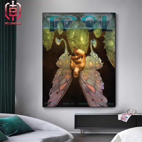 Tool Effing Tool Merch Limited Poster At Graspop Metal Meeting Festival Dessel BE On 20 June 2024 Home Decor Poster Canvas