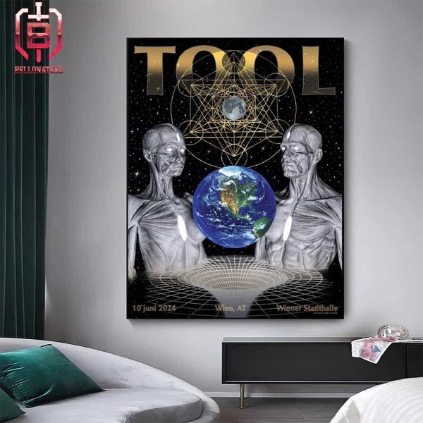 Tool Effing Tool Merch Limited Poster For Show At Wiener Stadthalle In Wien AT On June 10th 2024 Home Decor Poster Canvas
