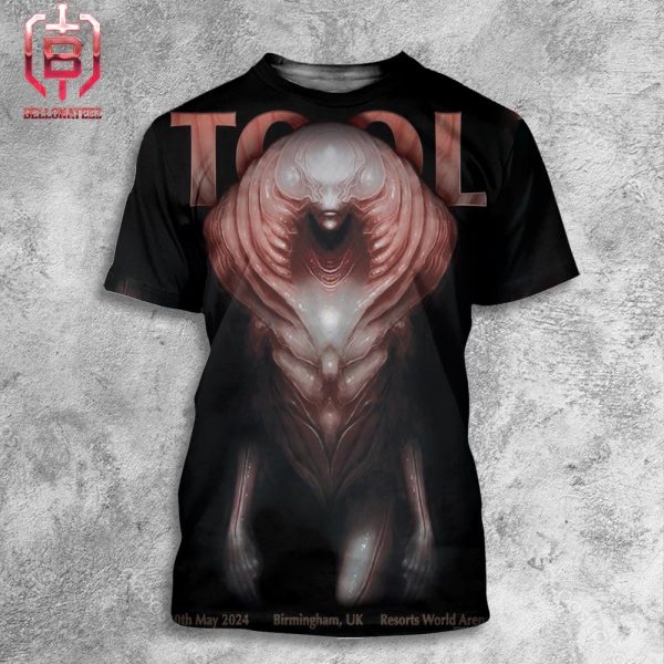 Tool Effing Tool Poster For Show At Resorts World Arena In Birmingham UK On 30th May 2024 All Over Print Shirt