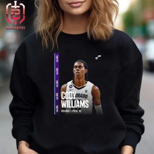 With The 10th Pick Of The 2024 NBA Draft Utah Jazz Select Cody Williams Unisex T-Shirt