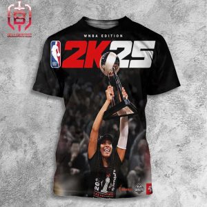 A’ja Wilson Of Las Vegas Aces Is NBA 2K25 Officially WNBA Edition Cover All Over Print Shirt