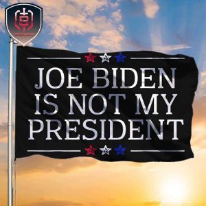 Biden Is Not My President Flag For Front Door Decor Anti Biden For Presidential Election 2 Sides Garden House Flag