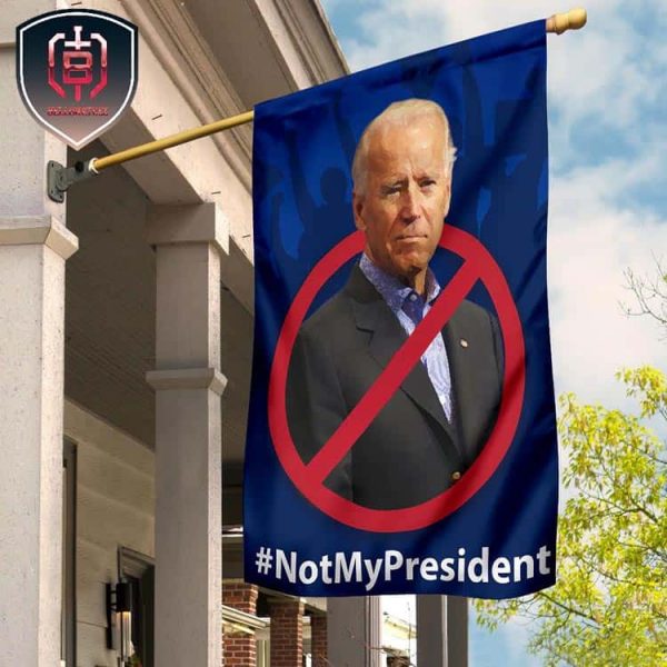 Biden Not My President Flag Anti Joe Biden Flag Anti Fraudulent Decorative House Flag 2 Sides Garden House Flag