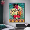 Billy Strings Summer Tour 2024 Artwork By Squishyeyes Merchadise Limited Home Decor Poster Canvas