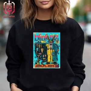 Blink-182 Artwork Poster For Show At Petco Park San Diego CA On June 30th 2024 Unisex T-Shirt