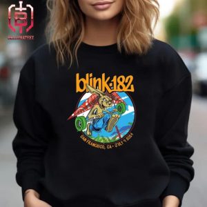 Blink 182 Merch Art Limited Tee Live At The Chase Center San Francisco On July 9th 2024 Unisex T-Shirt