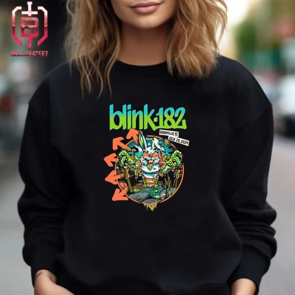 Blink-182 One More Time Tour 2024 Merch Limited Event Tee At Bon Secours Arena Greenville SC On July 29th 2024 Unisex T-Shirt