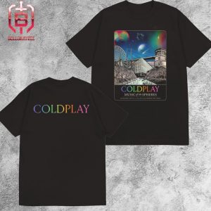 Coldplay Dusseldorf July 2024 Music Of The Spheres Tour Poster Hand Numbered Limited Edition Art Print At Merkur Spiel Arena Germany On 20 21 And 23 July 2024 Two Sides Unisex T-Shirt