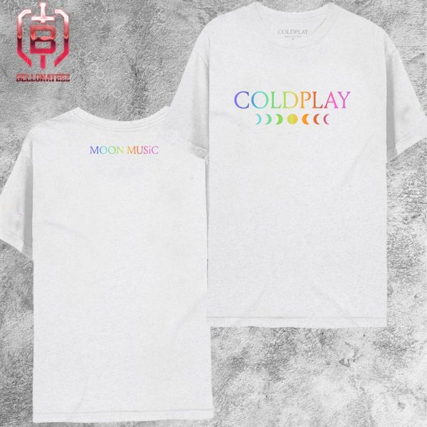 Coldplay New Album Moon Music Logo Tee Landing On October 4th 2024 Two Sides Unisex T-Shirt