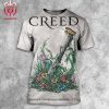 Creed Band Summer Tour Event Poster At Jiffy Lube Live Bristow VA On July 26th 2024 All Over Print Shirt