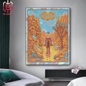 Dead And Company Dead Forever Merch Foil Color Print Poster Limited At The Sphere Las Vegas On July 5th 2024 Home Decor Poster Canvas