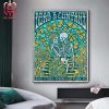 Dead And Company Dead Forever Merch Limited White Swirl Foil Poster At The Sphere Las Vegas NV On July 13th 2024 Home Decor Poster Canvas