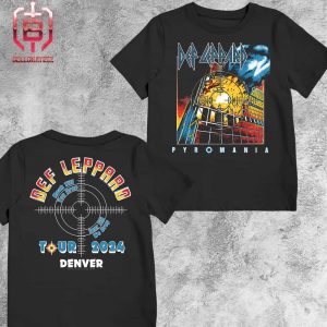Def Leppard Pyromania The Stadium Summer Tour 2024 Event Tee At Coors Field Denver CO On September 8th 2024 Two Sides Unisex T-Shirt