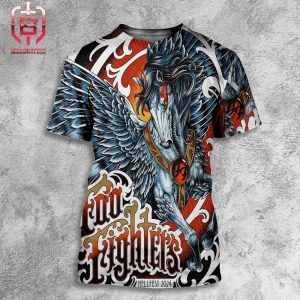 Foo Fighters Event Limited Poster Hellfest 2024 On June 29th 2024 At Clisson France All Over Print Shirt