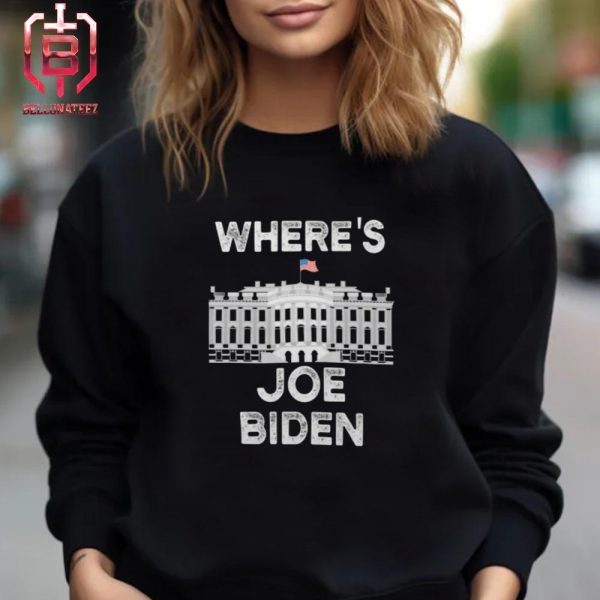 Funny Joe Biden Where’s Joe Political Joke Joe Biden Drops Out America Presidential Race Unisex T-Shirt