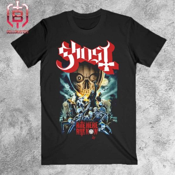 Ghost Rite Here Rite Now Poster Tee Merchandise Limited Unisex T-Shirt