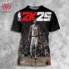 Vince Carter Is NBA 2K25 Officially Cover Hall Of Fame Edition All Over Print Shirt