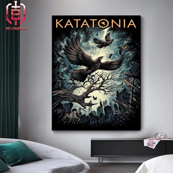 Katatonia Uncover The Skies Textile Poster Merchandise Limited Home Decor Poster Canvas