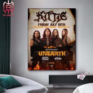 Kittie Show With Speacial Guests Unearth At Palladium Times Square New York NY On Friday July 19th 2024 Home Decor Poster Canvas
