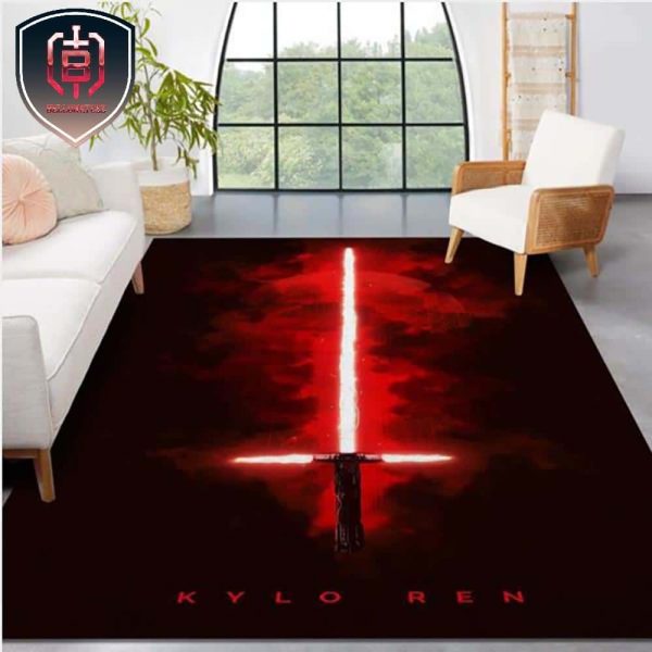 Kylo Ren Star Wars Movie Rug Star Wars Lightsabers Rug Carpet Us Gift Decor