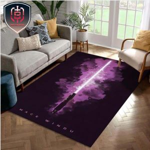 Mace Windu Star Wars Movie Rug Star Wars Lightsabers Rug Carpet Home Decor Floor Decor