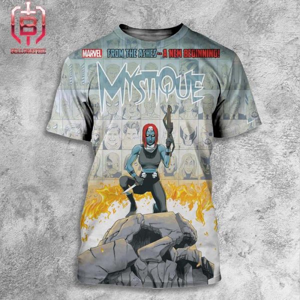 Marvel Comics Announces Mystique From The Ashes A New Beginning By Writer Declan Shalvey All Over Print Shirt