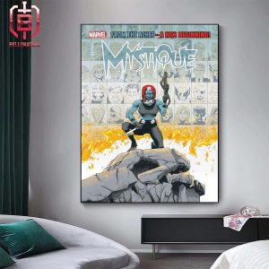 Marvel Comics Announces Mystique From The Ashes A New Beginning By Writer Declan Shalvey Home Decor Poster Canvas