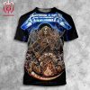 Metallica Celebration 40 Years Of Ride The Lightning For Whom The Bell Tolls Merchandise Limited Edition Screen Printed All Over Print Shirt