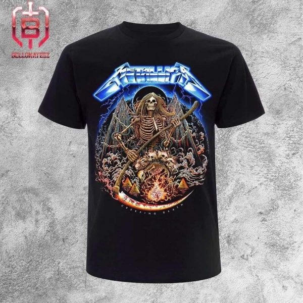 Metallica Creeping Death Poster Premium Tee Merchandise Limited Edition Unisex T-Shirt