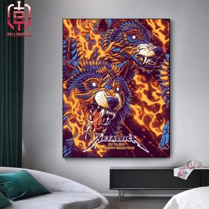 Metallica M72 World Tour Warsaw No Repeat Weekend Merch Limited Poster At PGE Narodowy Warsaw Poland On July 5th 2024 Home Decor Poster Canvas