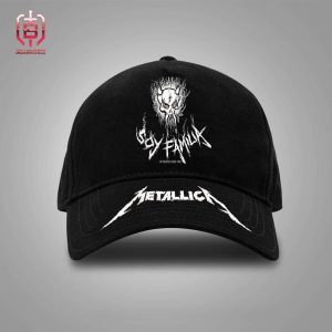 Metallica Original Design By James Hetfield Official Merchandise In Pop Up Shop At Madrid Spain 2024 Snapback Classic Hat Cap
