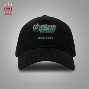 New Marvel Studio Avengers 5 With Title Doomsday Offcial Logo Snapback Classic Hat CAp