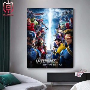 New Poster For Avengers Versus X-Men Of Marvel Studio Home Decor Poster Canvas