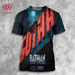 New Poster For Batman Caped Crusader Releasing August 1 On Prime Video All Over Print Shirt