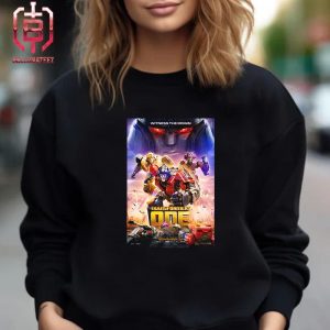 New Trailer Poster Transformers One Witness The Origin Only In Theaters September 29th 2024 Unisex T-Shirt