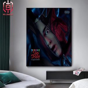 Offcial Cover Poster Of Eminem New Album The Death Of Slim Shady Coup De Grace Home Decor Poster Canvas