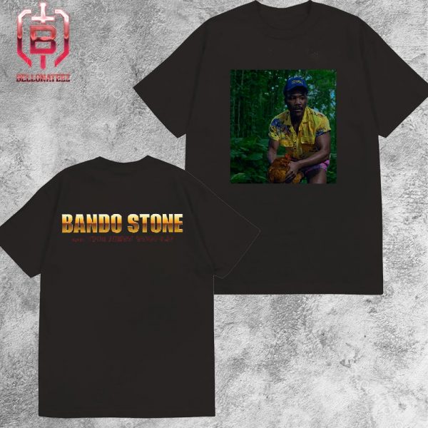 Official Cover Of Childish Gambino New Soundtrack Album Bando Stone And The New World Logo Two Sides Unisex T-Shirt