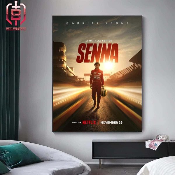 Official Poster A Netflix Series Senna By Gabriel Leone Only On Netflix November 29th 2024 Home Decor Poster Canvas