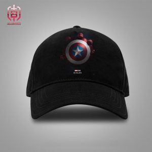 Official Poster Of Marvel Studios Captain America Brave New World Only In Theaters February 14th 2025 Snapback Classic Hat Cap